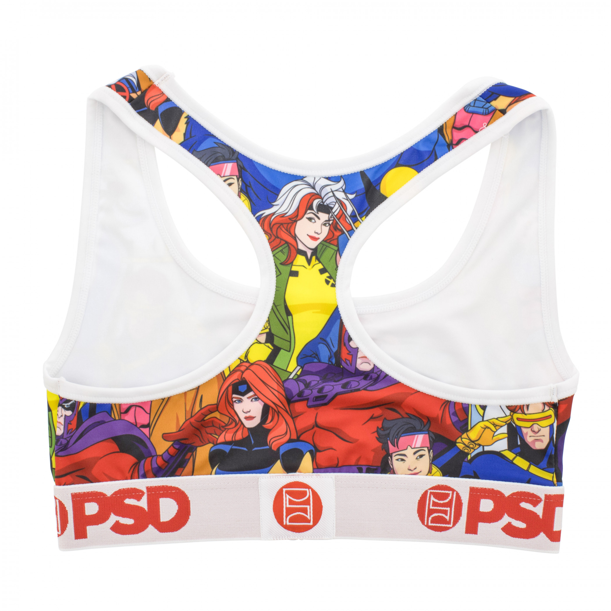 X-Men Squad Collage PSD Sports Bra